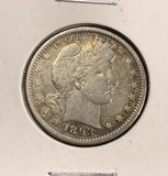 1893-S Barber Quarter, Nice VF, (24920)