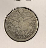 1896-S Barber Quarter, Key Date, Nicely Circulated, (24922)