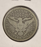 1898-O Barber Quarter, Nicely Circulated, (24936)