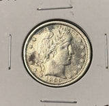 1899-P Barber Quarter, AU Details, (24952)