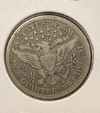 1902-P Barber Quarter, Nicely Circulated, (24956)