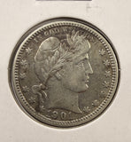 1901-P Barber Quarter, Nicely Circulated, (24960)