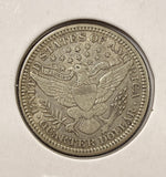1907-D Barber Quarter, Choice AU, (24970)