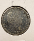 1906-P Barber Quarter, XF Details Dark, (24974)