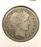 1910-D Barber Quarter, Nicely Circulated, (25007)