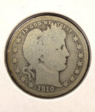 1910-P Barber Quarter, Nicely Circulated, (25009)