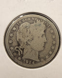 1914-D Barber Quarter, Nicely Circulated, (25033)
