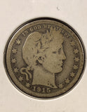 1915-D Barber Quarter, VG, (25039)