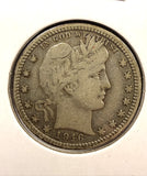 1916-P Barber Quarter, VF+, (25043)