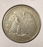 1942-P Walking Liberty Half Dollar, Nice AU (25062)