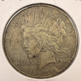 1934-D Peace Silver Dollar, Nicely Circulated, (25094)