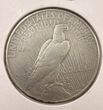 1935-P Peace Silver Dollar, Nicely Circulated, (25096)