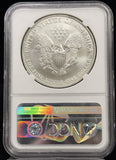 1996 1oz American Silver Eagle, MS69 NGC (25106)