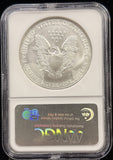 1996 1oz American Silver Eagle, MS69 NGC (25108)