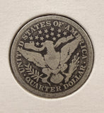 1896-O Barber Quarter, Nicely Circulated, (25118)