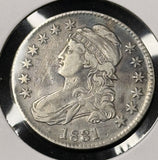 1831-P Capped Bust Half Dollar, Nicely Circulated. (25259)