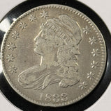 1833-P Capped Bust Half Dollar, Nicely Circulated. (25261)