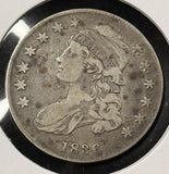 1836-P Capped Bust Half Dollar, Nicely Circulated. (25265)