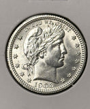 1906-O Barber Quarter, Choice Uncirculated. (25318)