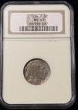 1934-D Buffalo Nickel, MS63 NGC, (25378)