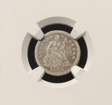 1843-O Seated Liberty Dime, Key Date, VF20 NGC. (25382)