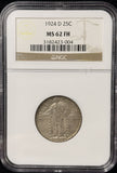1924-D Standing Liberty Quarter, MS62FH NGC, (25392)