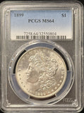 1899-P Morgan Silver Dollar, MS64 PCGS, (25428)