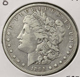 1895-O Morgan Silver Dollar, Key Date, Nicely Circulated. (25456)