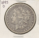 1895-O Morgan Silver Dollar, Key Date, Nicely Circulated. (25466)