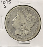 1895-S Morgan Silver Dollar, Key Date, Nice Fine. (25474)