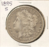 1895-S Morgan Silver Dollar, Key Date, Nice Fine+. (25478)