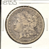 1895-S Morgan Silver Dollar, Key Date, Nice VF. (25480)