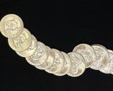 Original Roll 1956 Franklin Half Dollars, White BU Coins, 20 pcs (25487)