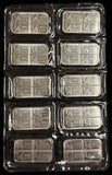 Stagecoach 1oz .999 Silver 4 x 1/4oz Bar in Origial Plastic, 1ea (25497)
