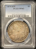 1878-P 8TF Morgan Silver Dollar, Great Color, MS63 PCGS (25526)