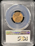 1944-D Lincoln Wheat Cent, MS66RD PCGS. (25620)