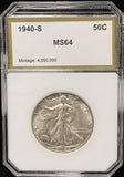 1940-S Walking Liberty Half Dollar, MS64 PCI (25666)