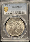 1891-O Morgan Silver Dollar, MS63 PCGS GS. (25710)