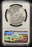 1890-CC Morgan Silver Dollar, MS60 NGC. (25714)