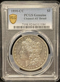 1890-CC Morgan Silver Dollar, AU Details PCGS GS. (25716)