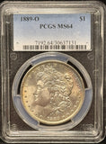 1889-O Morgan Silver Dollar, MS64 PCGS. (25722)