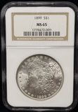 1899-P Morgan Silver Dollar, MS65 NGC. (25724)