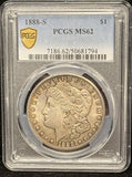 1888-S Morgan Silver Dollar, MS62 PCGS, GS, (25820)