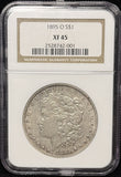 1895-O Morgan Silver Dollar, XF45 NGC, (25826) Silly Grade