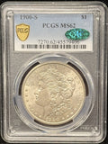 1900-S Morgan Silver Dollar, MS62 PCGS+CAC, (25830)
