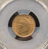 1872-P Indian Head Cent, MS64RB PCGS+CAC (25850)