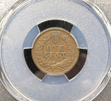 1877-P Indian Head Cent, Key Date,  VF35 PCGS. (25854)