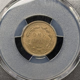 1859-P Indian Head Cent, MS63 PCGS+CAC (25858)