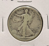 1916-S Walking Liberty Half Dollar, Nicely Circulated. (25894)
