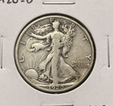 1920-D Walking Liberty Half Dollar, Nicely Circulated. (25898)